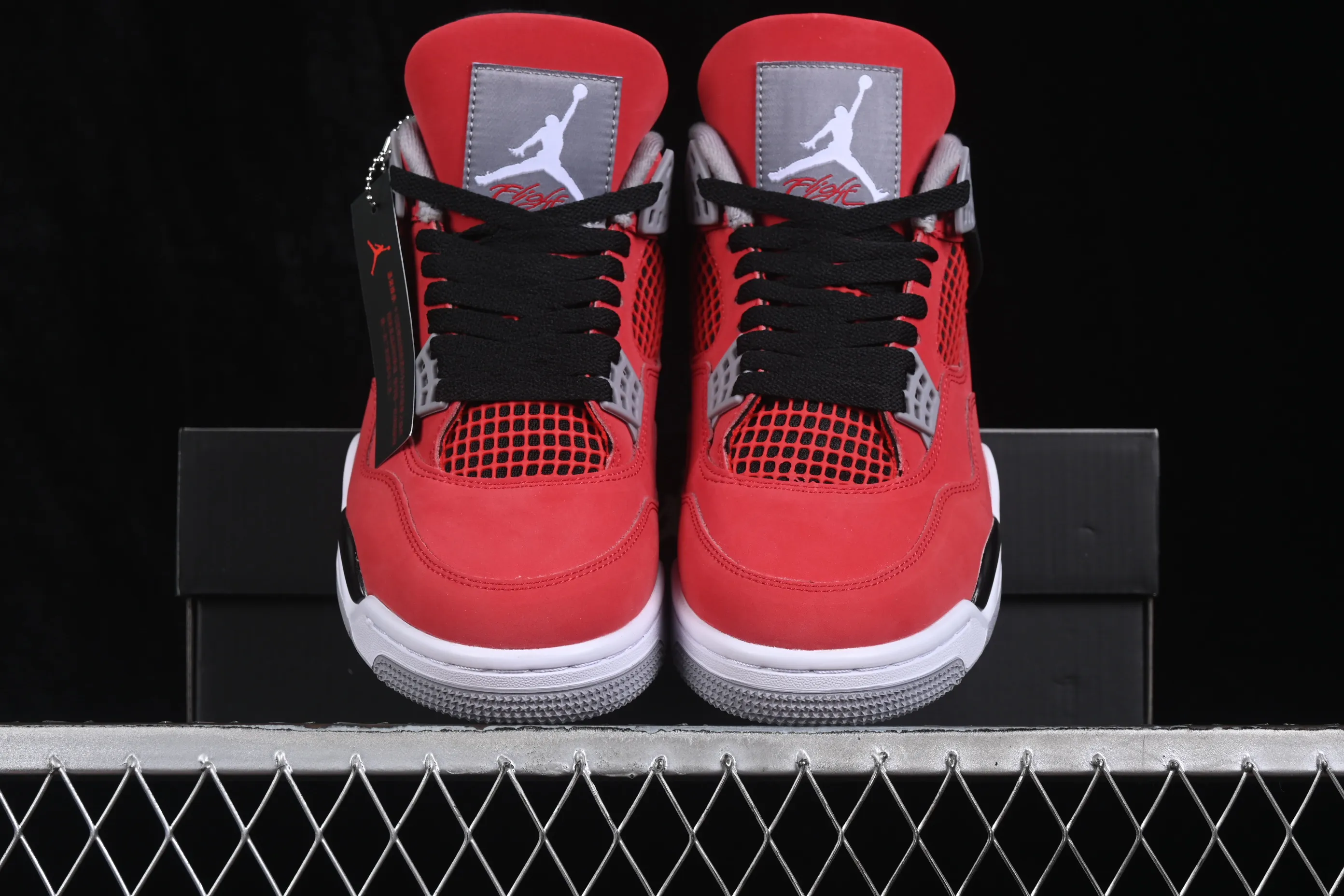 All categories Air Jordan Jordan series basketball shoes Air Jordan 4 Air Jordan 4 "Toro" AJ4 Joe 4 Big Red Bull replica basketball shoes FQ8138-600